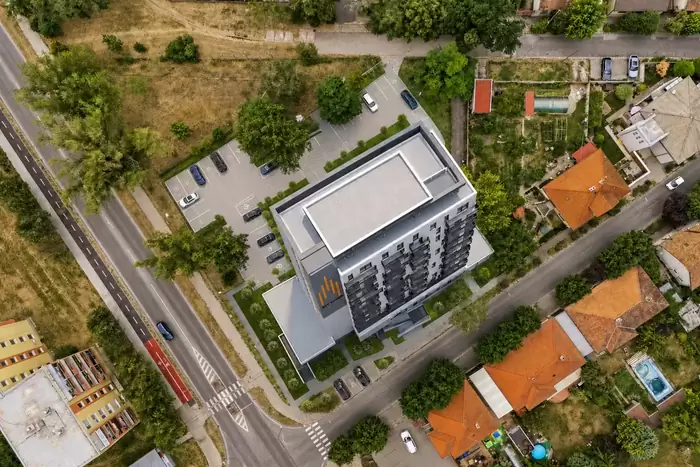 Letecký pohľad na komplex SkyTower